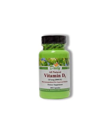 Daily Manufacturing Vitamin D3 5000 IU (125 mcg)