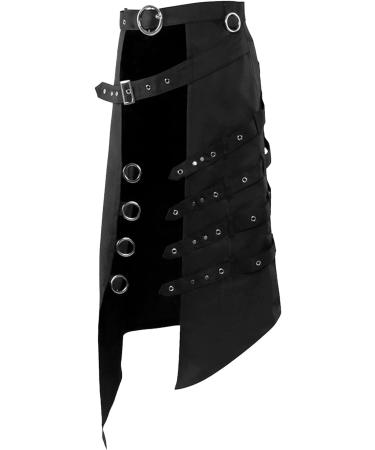 Buy Zannycn Fold Skirts 142 Black M - Stylish Women's Fashion | International Shipping Available - Buy Online on GoSupps.com