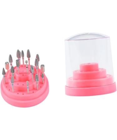 POPETPOP 3 Pcs 48 Nail Bit Nail Display Stand Nail Drill Bit Container Nail Drill Bit Holder Nail Drill Bits Stand Nails Drill Bits Manicure Drill Bits Holder Written Multicolor Size 1x3pcs Pinkx3pcs - Buy Online on GoSupps.com