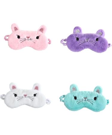 Premium White Sleeping Eye Mask - Comfortable Night Blindfold & Eye Shade for Restful Sleep | International Shipping Available - Buy Online on GoSupps.com