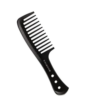 Boorika Wide Tooth Comb   Smooth & Sturdy Wide Tooth Comb for Curls   Curl Comb for Long Wet or Curly hair - Heat Resistant & Anti-Static Styling Comb
