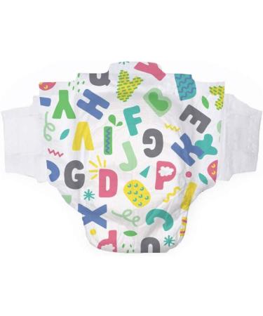Hello Bello Size 2 Diapers - Alphabet Soup Design, 32 Count | Eco-Friendly & Comfy - Buy Online on GoSupps.com