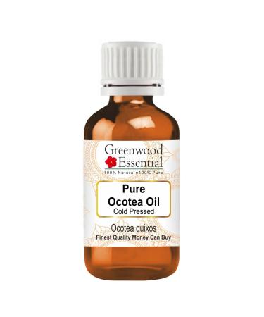 Greenwood Essential Pure Ocotea Oil (Ocotea quixos) Cold Pressed 100ml (3.38 oz)