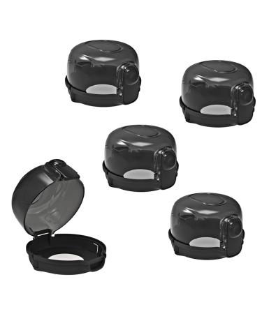 Cypropid Kitchen Stove Knob Covers, Baby Safety Gas Stove Knob Covers, Protection Locks for Child Proofing - 5 Pack
