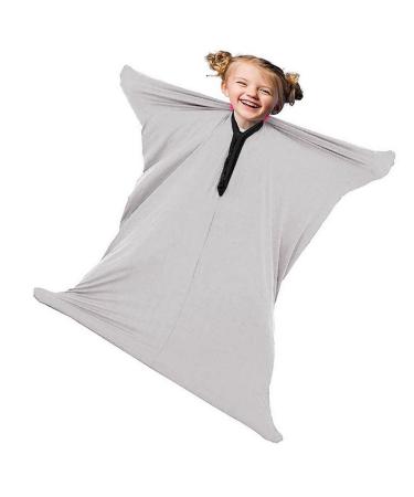 Sensory Sock Body Sock Premium Updated Version Suitable age 3-18 sensory durable seams asd child stretchy for Children and Adults with Sensory Proceessing Disorders or Autism ( Color : Gray A Size : M/Medium-69*119cm Gray a