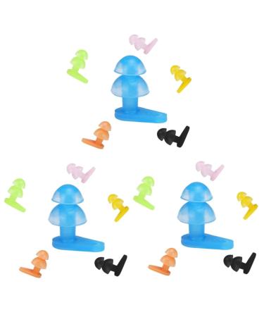 18 Pairs Earplugs Swimming Ear Plug Waterproof Ear Protector Mushroom Ear Plug Waterproof Ear Plug