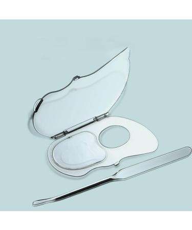 Clear Makeup Palette - Clear Cosmetic Organizer for Blending Foundation Lip and Eyeshadow | Professional Makeup Tray For Blending - Buy Online on GoSupps.com