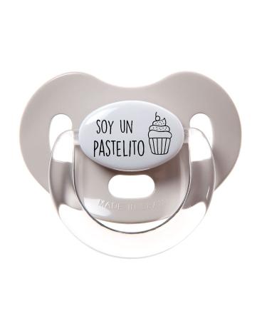 Schnuller beige I am a cupcake.