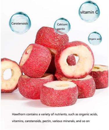 AFKCCPD FD Hawthorn: Whole Pitted 1.06lb/480g -Seedless-Whole Hollow stem-Sour Sweet and Crisp -Hawthorn Tea - Buy Online on GoSupps.com