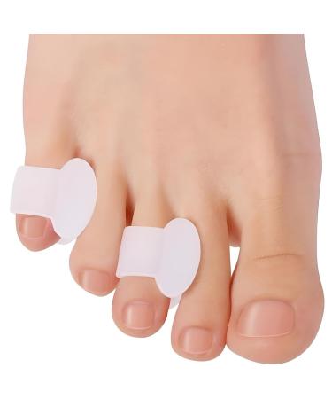 Gel toe spreader small toe 4x toe separator silicone toe extensor for overlapping toes relief small toes pressure and pain - Buy Online on GoSupps.com