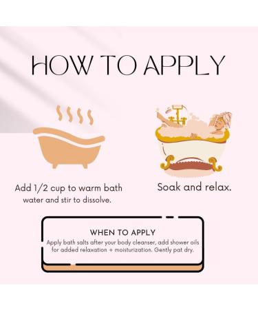 Himalayan Bath Salt Exfoliating Foot Soak Salts for Spa & Body Care | Natural Rock Pink Salt 16 oz for All Skin Types - Buy Online on GoSupps.com