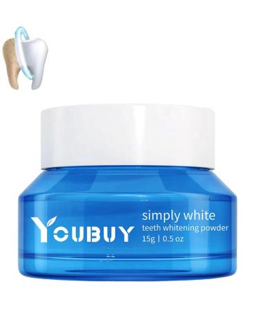 Teeth Whitening Powder Natural Teeth Whitening Powder Instant Whitening & Stain Removal No Sensitivity for Cleaning Teeth Fresh Breath (1pcs)