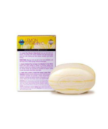 Clear Essence Lemon Plus Vitamin C Body Scrub Soap 150g - Exfoliating & Brightening Soap for all Skin Types - Shop Internationally - Buy Online on GoSupps.com