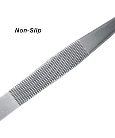 Dajidafu 4X Pointed Tweezers Craft Tweezers Smooth Stainless Steel Finely Processed High Tech High-precision Tweezer Silver - Buy Online on GoSupps.com