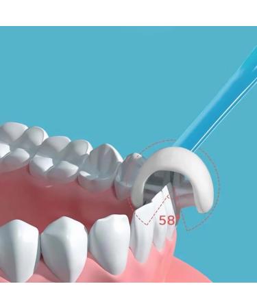 Children's Tumbler Three-Sided Toothbrush - Soft Silicone Cleaning Brush for Kids (Pink) | International Shipping Available - Buy Online on GoSupps.com