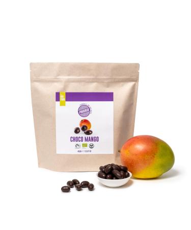 Pakka Bio Fairtrade Chocolate Mangos 450g | Eco-Friendly Vegan Mango Dragees from Colombia - Buy Online on GoSupps.com