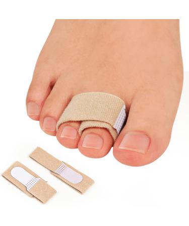 Povihome 12Pcs Hammer Toe Straightener for Bent Toes  Hammer toe corrector  Toe Splints  Toe Cushioned Bandages for Curled Toes  Broken Toes  Crooked Toes & Overlapping Toes