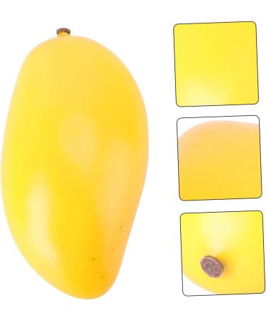 HOMSFOU 6 Pcs Fake Fruit Fruit Model Model Fruit Ornament Fruit Desk Decorations Fruit Photography Props Decor for Kitchen Simulated Fruit Creative Playthings Models Mango Toy Yellowx2pcs Mx2pcs - Buy Online on GoSupps.com