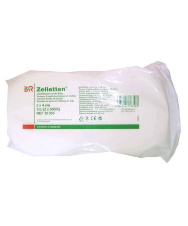 1000 Cellulose Pads - 2 rolls with 500 pieces each