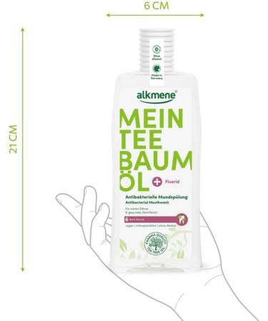 Buy Alkmene Tea Tree Oil Antibacterial Mouthwash 500ml | Best International Shipping & Natural Oral Care - Buy Online on GoSupps.com