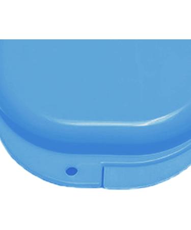 Verdant Touch Sky Blue Denture Case - Portable Dustproof Storage Box for Artificial Teeth | International Shipping Available - Buy Online on GoSupps.com