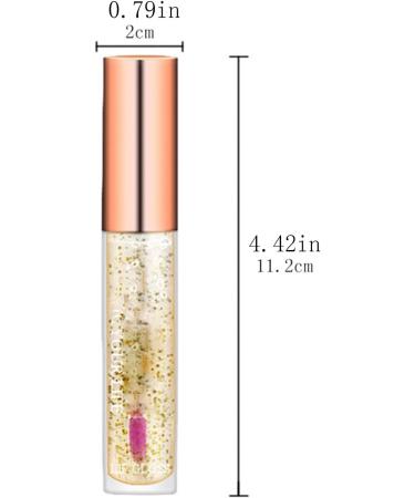 Natural Lip Plumper Gloss for Fuller Hydrated Lips 10ml - Day and Night Lip Care Enhancer - Clear Moisturizing Formula - A One Size - Buy Online on GoSupps.com