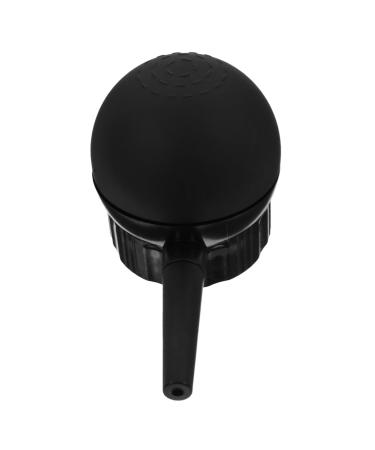 VINTORKY 1pc Powder Sprayer Hair Building Fibers Nozzle Barber Fiber Spray Hairdressing Tools Black