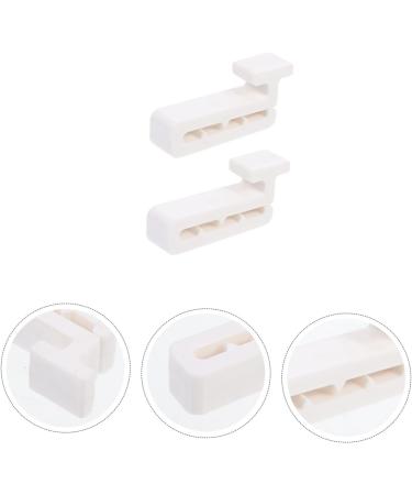 Minkissy Helmet Mask Hooks - Creative Clips for Sports Masks & Earmasks | White PVC Holder (4x2x1 cm) - International Shipping Available - Buy Online on GoSupps.com