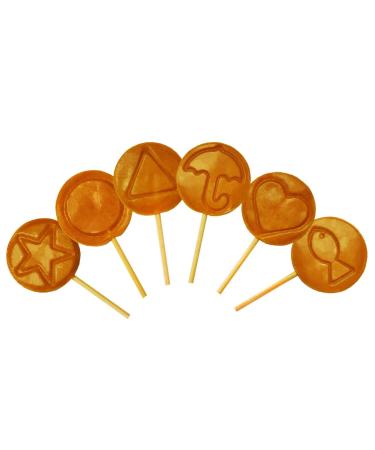 Korean Dalgona Sweet Whirls Candy 24 Pieces Count 60 Grams & 3.25" diameter per piece
