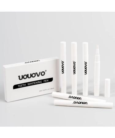 Uouovo Teeth Whitening Pen (6 Pcs) - Effective & Painless Whitening - Natural Mint Flavor - Buy Online on GoSupps.com
