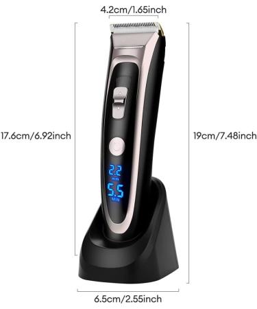 Professional Hair Clippers for Men | Rechargeable Electric Trimmer | Cordless Haircut with Adjustable Ceramic Blade - Buy Online on GoSupps.com