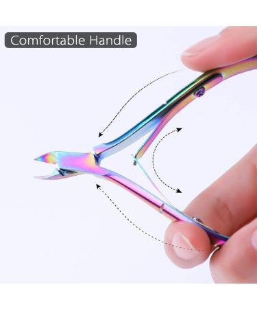 MODOAO Cuticle Pusher with Cuticle Trimmer Cuticle Nipper Pocket Nail Cuticle Nipper Pack Contains Nail Trimmer Stainless Steel Nail Art Manicure/Pedicure Tools (4 Packs) - Buy Online on GoSupps.com