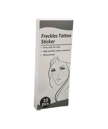 10pcs Waterproof Freckle Tattoo Sticker - Lifelike Fake Freckle Patch for Makeup Party, Festival - Woman's Beauty Accessory - Buy Online on GoSupps.com