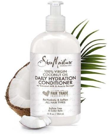 Shea Moisture Conditioner with 100% Virgin Coconut Oil - 384ml | Global Shipping Available - Buy Online on GoSupps.com