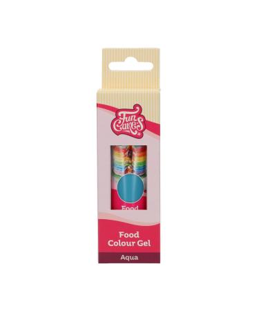 Funcakes Aqua Food Color Gel - Highly Concentrated Halal Food Coloring for Dough Cream Fondant & Marzipan - 30g - Buy Online on GoSupps.com