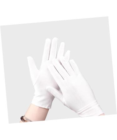 Angoily 20 Pairs Beauty Hand Gloves Cotton Gloves Cooking Prep Gloves Paraffin Hand Mitts Moisturizing Gloves Meal Prep Gloves Hand Moisturizer Gloves Mittens White Gloves Short Work - Buy Online on GoSupps.com
