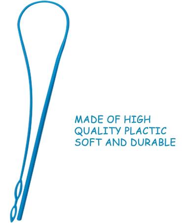 Flexible Plastic Drawstring Threader Tool - Easy Replacement for Jackets, Swim Trunks, Pants, Shorts - 23In, Blue - Buy Online on GoSupps.com
