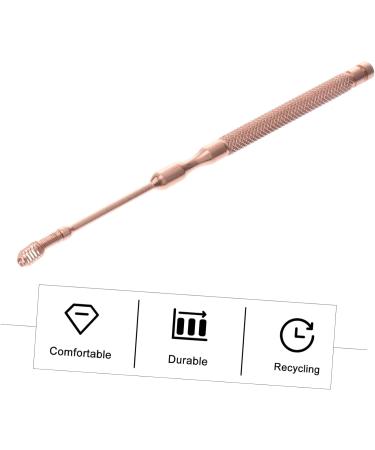 Spring Ear Scope - Stainless Steel Ear Cleaner Spoon | Rose Gold Ear Pick for Ear Cleaning - 1pc - Buy Online on GoSupps.com