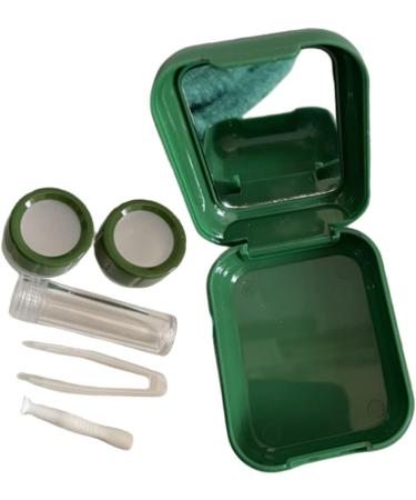 Buy Healeved Portable Contact Lens Case with Mirror - Stylish Storage for Lens & Glasses - Buy Online on GoSupps.com