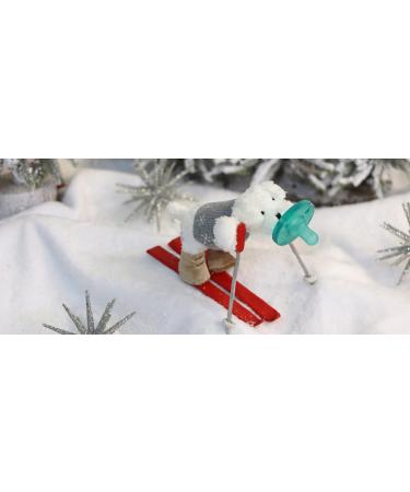 WubbaNub Infant Pacifier - Snowy Day Budster | Premium Comfort for Babies - Buy Online on GoSupps.com