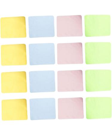 60 Pcs Microfiber Cleaning Cloth Set for Glasses & Screens - Lens Cleaning Assorted Colors - 18x15cm - Buy Online on GoSupps.com