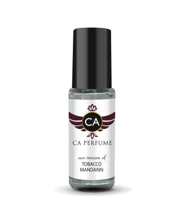 CA Perfume Impression of Tobacco Mandarin For Women & Men Replica Fragrance Body Oil Dupes Alcohol-Free Aromatherapy Sample Travel Size Concentrated Long Lasting Attar Roll-On 0.14 Fl Oz/4ml-X1