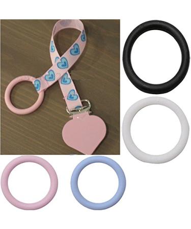 20PCS Soft Baby Pacifier Holder Rings - Transparent Pacifier O-Rings for Baby Shower Gifts - International Shipping Available - Buy Online on GoSupps.com