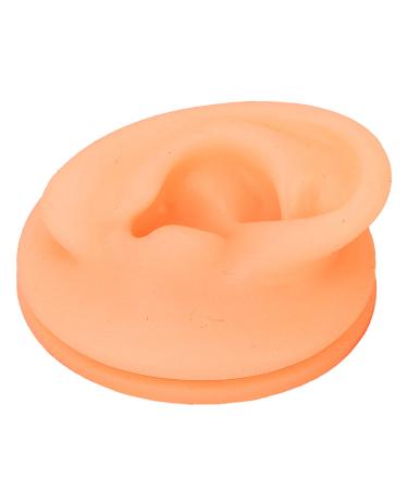 Soft silicone ear model silicone-ear-earnut-of-point exercise model reusable simulation-ear display model incorrect ear model (right ear)