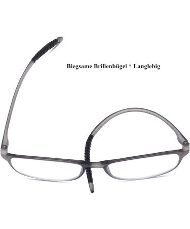 DOOViC Blue Light Filter Glasses for Unisex TR259-C 1.25x Magnification Matte Gray 9 Colors Available - Buy Online on GoSupps.com