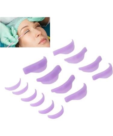Eyelash Perm Pads Portable Silicone Soft 7 Pairs 7 Sizes Eyelash Lift Shields for Beauty Salons (Purple) - Buy Online on GoSupps.com