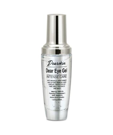 Dearskin Eye Gel - Anti-Aging Treatment for Puffiness, Wrinkles, Dark Circles - With Matrixyl 3000 & Hyaluronic Acid - Vegan Formula - Buy Online on GoSupps.com