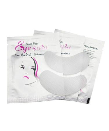 50 Pairs Eyelash Extension Under Eye Gel Pads Lint Free Eye Gel Pads for Eyelash Extension Supplies Beauty Makeup Eye Mask Kit Eye Mask Beauty Tool Accessories