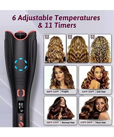 Auto Hair Curler - Automatic Curling Iron with LCD Timer & Fast Heating for All Hair Types | International Shipping Available - Buy Online on GoSupps.com