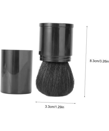 DOITOOL Black Makeup Foundation Brush Blush Makeup Brush Face Makeup Foundation Powder Cream Brush Cosmetic Supplies Mineral Makeup Foundation Bronzer Makeup Shower Stool Liquid Travel 8.3x3.3cm Black - Buy Online on GoSupps.com